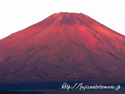 9月の富士山（山中湖より撮影）