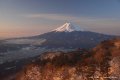 今日の富士山 2015年2月16日（月） 薄雲が演出の写真