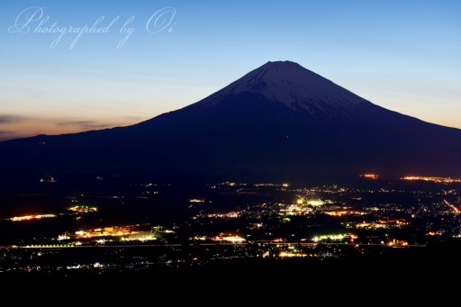 長尾峠の夜景の写真