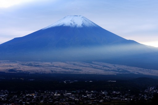 高座山からの富士山の写真