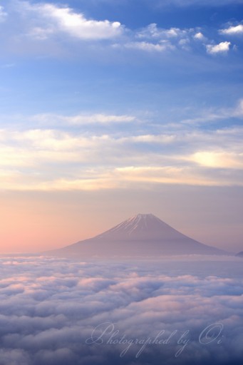 櫛が山の雲海の写真