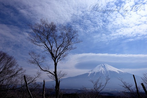 富士宮市の笠雲の写真