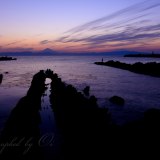 城ヶ島の夕景の写真 「トワイライト」
