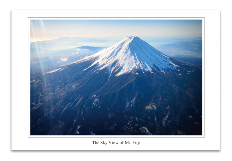 空撮ポストカード 撮影:富士山写真家オイ