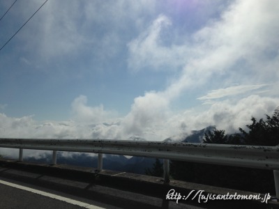 明神峠から雲海