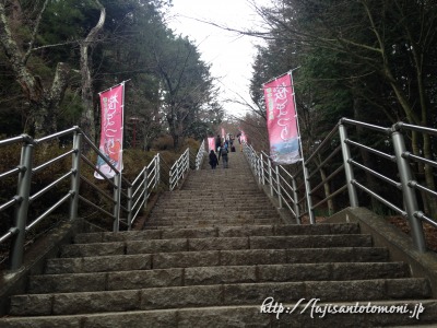 新倉山浅間公園の「咲くや姫階段」