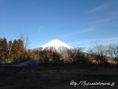 朝霧高原の富士山