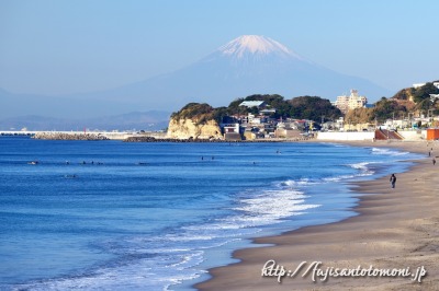 七里ヶ浜より望む富士山／Photo by 富士山写真家 オイ