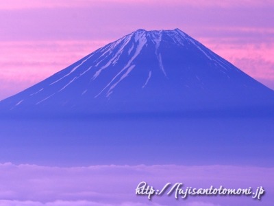 6月の富士山（櫛形山より撮影）