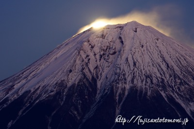 佐野峠より望むパール富士