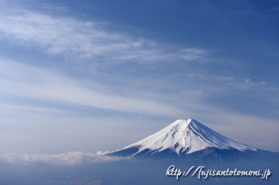 三つ峠から見た富士山