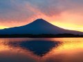 今日の富士山 2015年9月24日（木） 雨の前の朝焼けの写真
