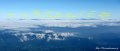 富士山から見た南アルプスと、南アルプスから見た富士山の写真