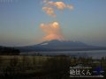 今日の富士山 2015年3月14日（土） 春霞と笠雲、そして雨・雪の写真