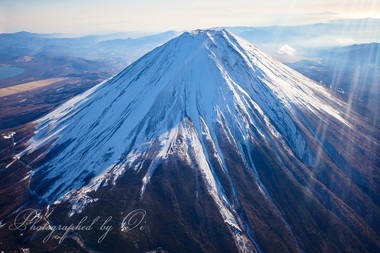 ＜表紙＞  ― 富士山北西上空