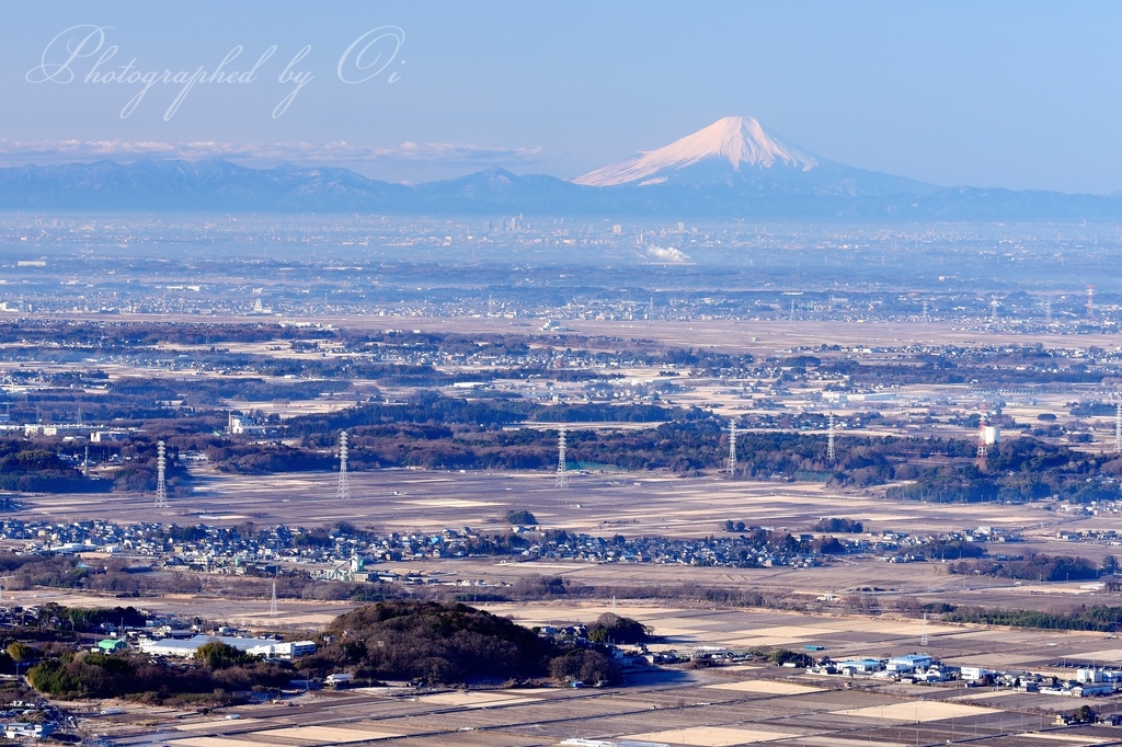 筑波山から望む富士山の写真̌̎つくばより遥か̏ - 茨城ݼ内・筑波山エリア࿸茨城ݼ࿹̍
