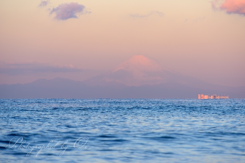 千葉館山から望む富士山の写真̌̎ࡳ気楼の彼方̏ - 南房総・館山エリア࿸千葉ݼ࿹̍