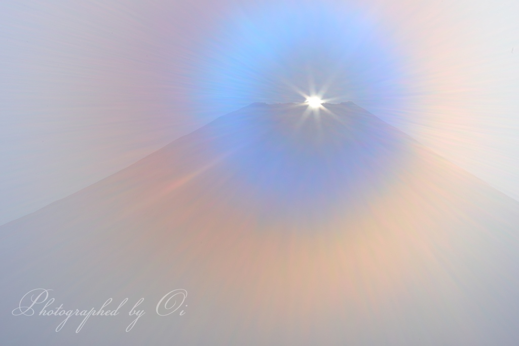 朝霧高原からのダイヤモンド富士の写真̌̎煌めきの粒̏ - 田貫湖・朝霧高原・天子山塊周辺エリア࿸静岡ݼ࿹̍