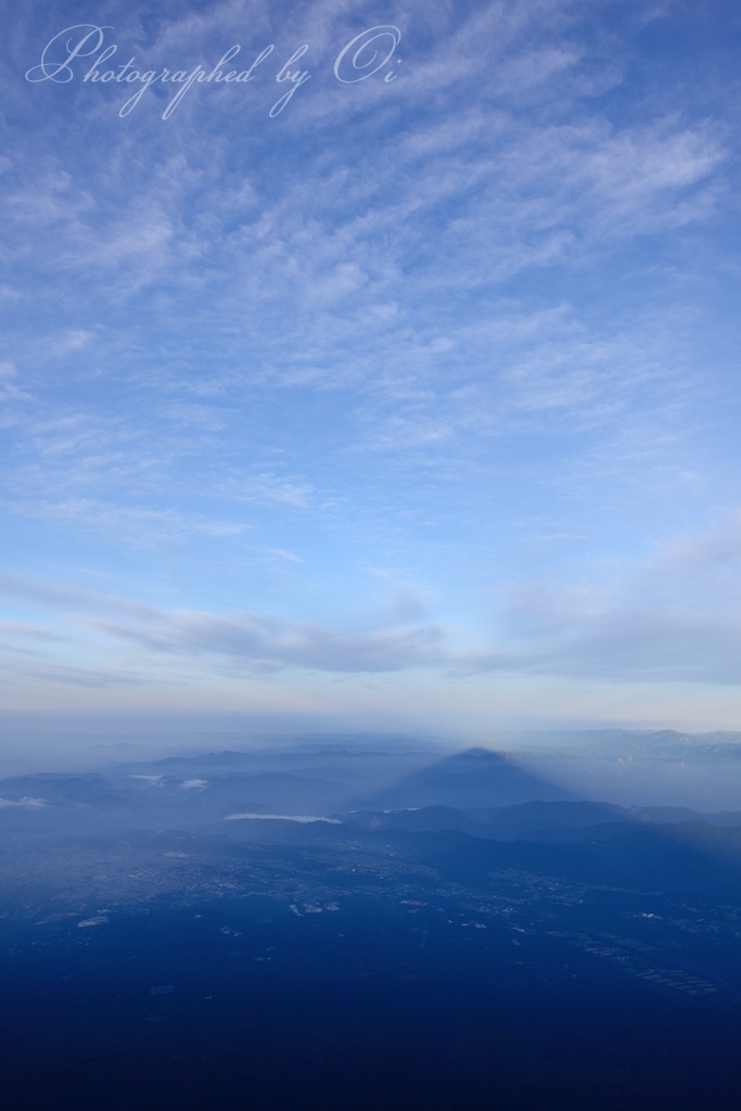 富士山山ং剣ヶ峰から望む影富士の写真̌̎遠く長く̏ - 富士山山ং・登山道エリア̍