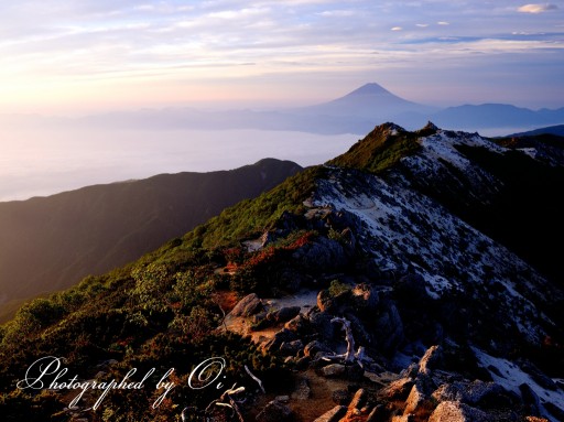 鳳凰三山観音岳の写真