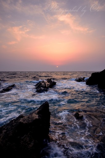 城ヶ島の夕焼けの写真