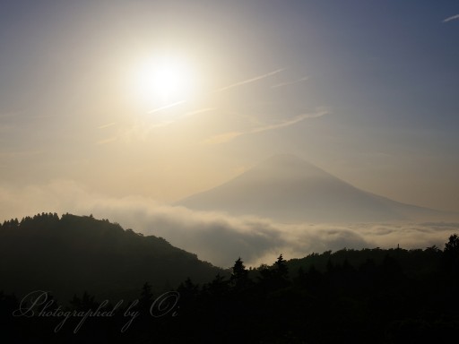 長尾峠から見る雲海の写真