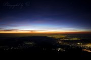 富士山山頂の写真 「日本一の夜景」