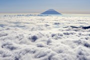 千枚岳より望む雲海と富士山の写真 「空の声が聞きたくて」
