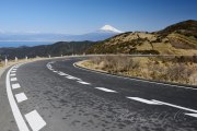 西伊豆スカイラインからの富士山の写真 「ドライブコース」