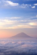 櫛が山の雲海の写真 「絶景柔らかに」