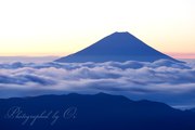北岳から雲海の富士山の写真 「ようこそ天界へ」