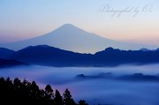 清水吉原の雲海の写真 「柔らかに舞う」