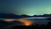 清水吉原の雲海の写真 「幽かに」