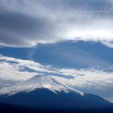 山中湖の雲の写真 「天を覗く」