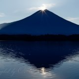 田貫湖のダブルダイヤモンド富士の写真 「魅惑の輝き～2014 SUMMER～」