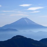 赤石岳からの富士山の写真 「風の舞」