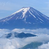 白谷丸から雲海と富士山の写真 「初夏の顔」