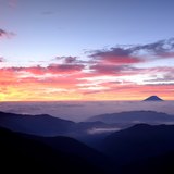 北岳からの朝焼けの写真 「夜明けのパノラマ」