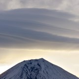 田貫湖の吊るし雲の写真 「雲流」