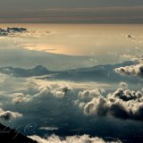 富士山から見た雲海の写真 「透明感」