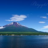 山中湖の夏の富士山の写真 「浄化の朝」
