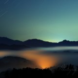 清水吉原の雲海の写真 「幽かに」